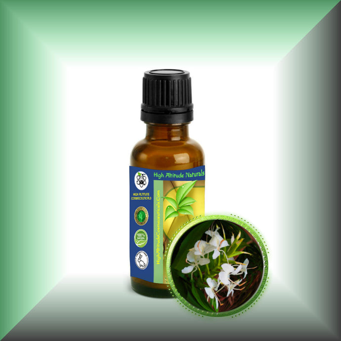 white ginger lily pure essential oil White Ginger Lily (Hedychium Coronarium) Absolute Essential Oil 30ml (1oz)