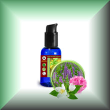 Exotic Patchouli™ Body Massage Oil for Skin & Relaxation in a 1 fl oz bottle with pump dispenser.