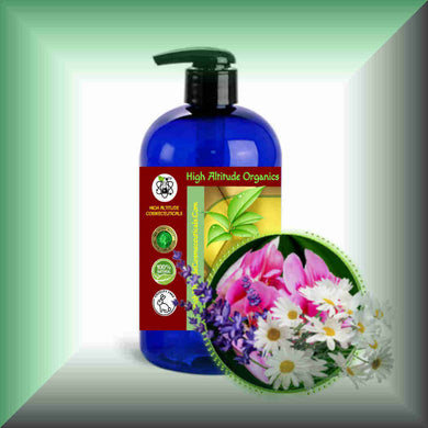 Herbal Sustenance™ Facial Massage Oil for Dry, Mature Skin in a 16 fl oz bottle with pump dispenser.