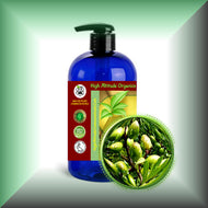 Virgin Argan Oil for Face, Skin, Hair, Beard & Massage in 16 fl oz bottle with pump.