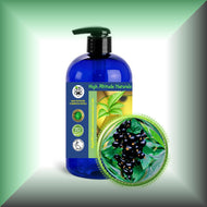Black Currant Seed Oil for Face, Dry Skin, Hair & Scalp in a 16 fl oz bottle with pump.