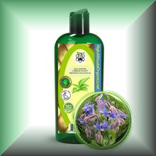 Borage Seed Oil for Dry Mature Skin, Face, Hair & Scalp in 8 fl oz bottle with dispenser cap. 