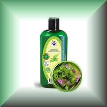 Burdock Root & Leaf Oil Extract for Hair, Scalp & Skin in a 4 fl oz bottle with dispenser cap.