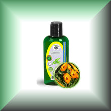 Calendula Oil Extract for Dry, Sensitive Skin, Face & Body in a 2 fl oz bottle with dispenser cap.