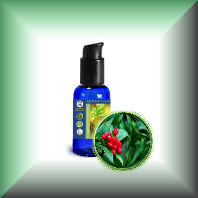 Cranberry Seed Oil for Face, Skin & Hair - Virgin in a 1 fl oz bottle with pump.
