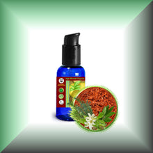 Exquisite Sandalwood™ Body Massage Oil for Aromatherapy & Relaxation – 6 Sandalwoods in a 1 fl oz bottle with pump dispenser.