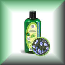 Flaxseed Oil for Face, Skin & Hair – Omega-3 Rich - Virgin, in a 4 fl oz bottle with dispenser cap.