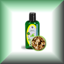 Ginger Root Infused Oil for Warming Massage, Body & Hair in a 2 fl oz bottle with dispenser cap.