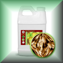 Ginger Root Infused Oil for Warming Massage, Body & Hair in a 64 fl oz jug, bulk size.