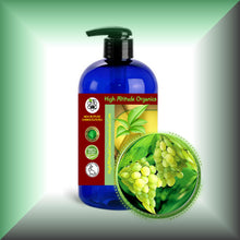 Grapeseed Oil for Face, Skin, Hair & Massage - Virgin, in a 16 fl oz bottle with pump dispenser.