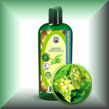 Grapeseed Oil for Face, Skin, Hair & Massage - Virgin, in a 8 fl oz bottle with cap dispenser. 
