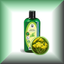 Immortelle Helichrysum Oil for Face, Mature Skin & Hair in a 4 fl oz bottle with dispenser cap.