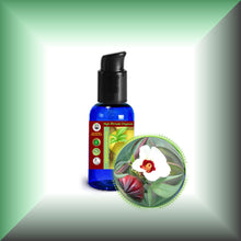 Hibiscus (Hibiscus Sabdariffa) Seed Oil for Skin, Hair, Virgin, in a 1 fl oz bottle with pump.