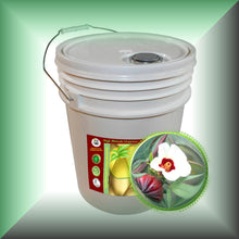 Hibiscus Seed Oil for Face, Skin, Hair & Massage - Virgin, in a 5-gallon pail, bulk-wholesale size.