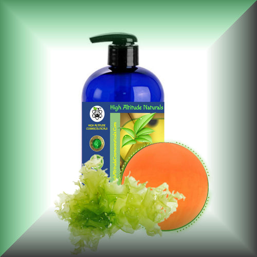 Marine Microalgae Algal Oil with 40% DHA for Skin & Hair in a 16 fl oz bottle with pump dispenser.