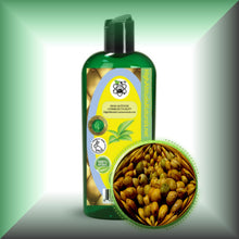 Marula Oil for Face, Skin, Hair & Body - Virgin, in a 8 fl oz bottle with dispenser cap.