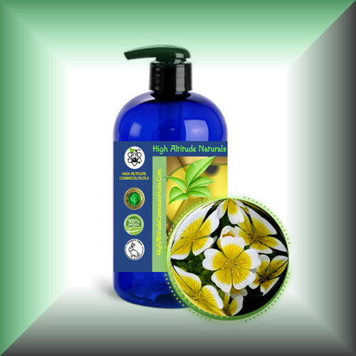 Meadowfoam Seed Oil for Face, Skin, Hair & Massage, in a 16 fl oz bottle with pump dispenser.