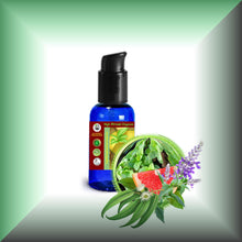 Minty Fresh™ Peppermint & Eucalyptus Body Massage Oil in a 1 fl oz bottle with pump dispenser. 
