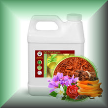 Saffron & Sandalwood Body Massage Oil | Passage of India with Botanical Oils in a 32 fl oz jug.