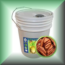 Pecan Oil for Face, Skin, Hair & Massage in a 5-gallon pail, bulk, wholesale.