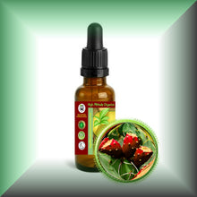 Prickly Pear Seed Oil for Face, Skin & Hair - Virgin in a 1 fl oz glass bottle with dropper.