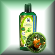 Pumpkin Seed Oil for Face, Skin, Hair & Scalp - Virgin in a 8 fl oz bottle with dispenser cap.
