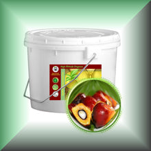 Red Palm Olein Oil for Skin, Hair, Massage & Soap - Virgin in a 4 lbs tub with lid.