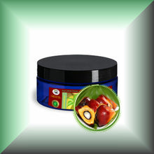 Red Palm Olein Oil for Skin, Hair, Massage & Soap - Virgin in a 8 oz jar with lid.