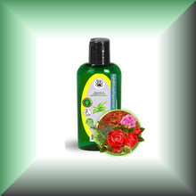 Rose Sandalwood Body Massage Oil for Aromatherapy & Relaxation in a 2 fl oz bottle with dispensing cap.