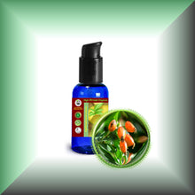 Rosehip Seed Oil for Face, Skin, Scars & Hair - Virgin in a 1 fl oz bottle with pump dispenser.