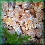 Pine Rosin (Colophony) for Incense, Soap-Making, or Grip Enhancer - Chunks & Powder