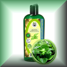 Sacha Inchi Oil for Face, Skin, Hair & Scalp - Virgin in a 8 fl oz bottle with dispenser cap.