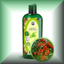 Sea Buckthorn Berry Oil for Face, Skin & Hair - Virgin, in a 8 fl oz bottle with dispeser cap.