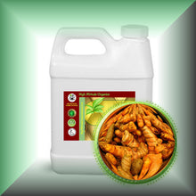 Turmeric Root Oil Extract for Face, Skin, Hair & Massage in a 32 fl oz jug.