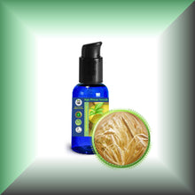 Wheat Germ Oil for Dry Mature Skin, Fine Lines & Hair - Virgin, in a 1 fl oz botte with pump dispenser.